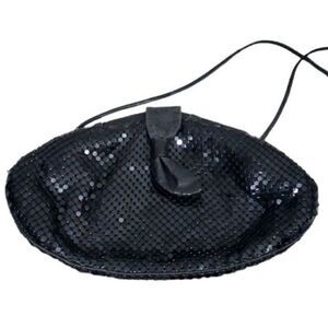 Vintage 60's Lyrella Black Mesh Shoulder Bag